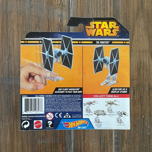 Hot Wheels Star Wars 2014 OG TIE Fighter NEW! w/ Flight Navigator! HTF - Picture 6 of 6